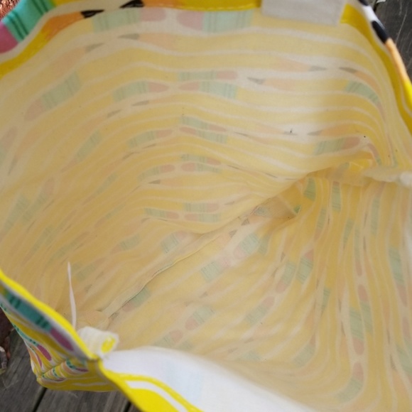 Teacher Canvas Tote Bag Pencils and Erasers EUC - Picture 3 of 3